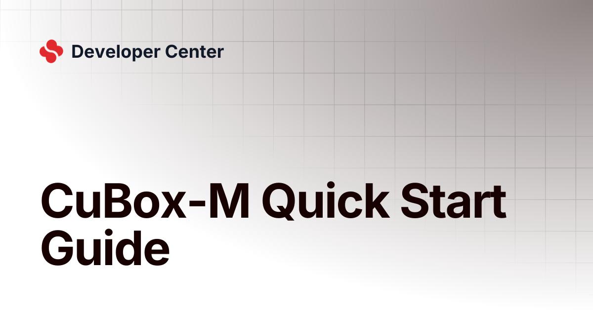 CuBox-M Quick Start Guide | Developer Center